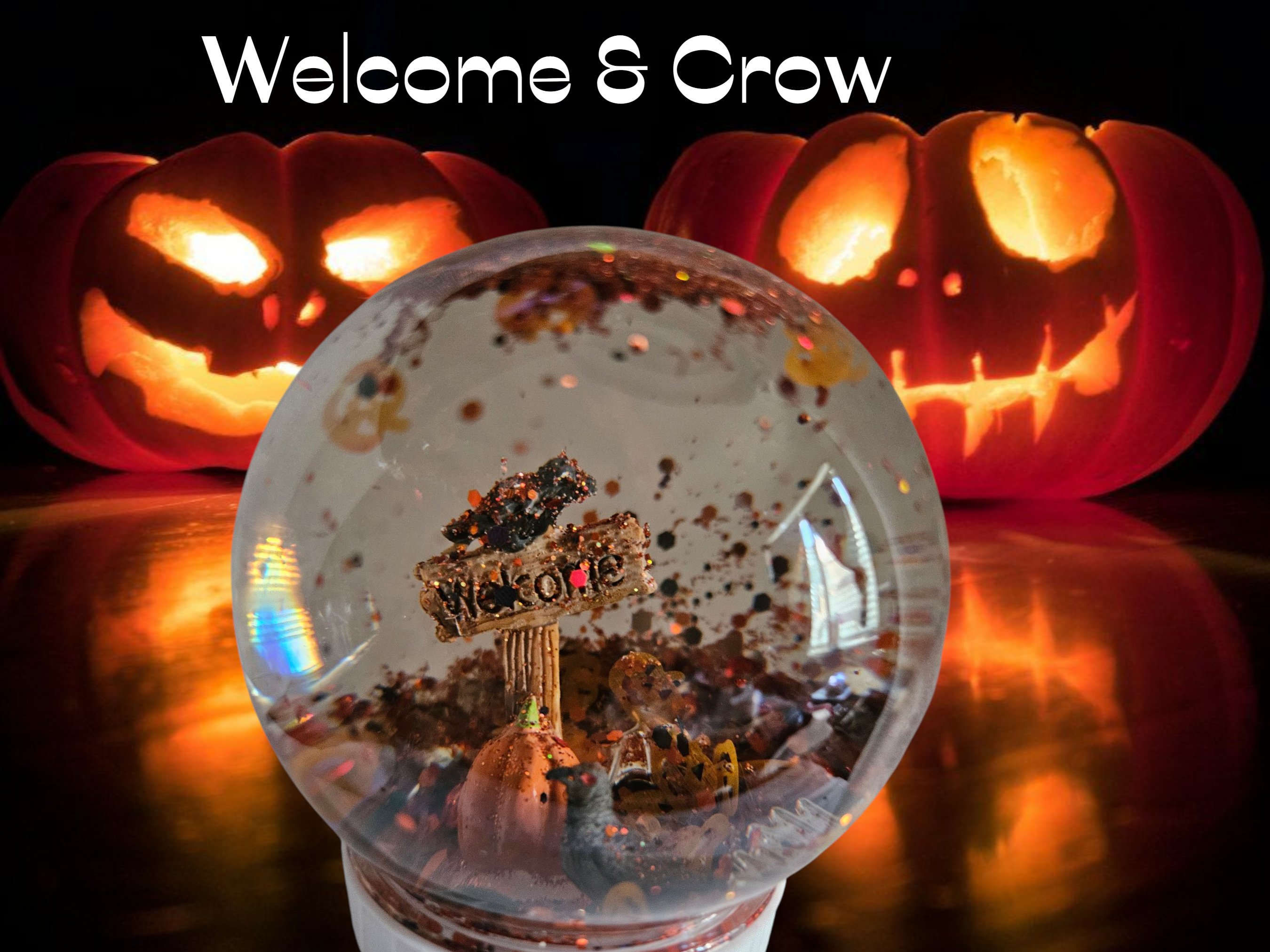 Halloween Snow Globes