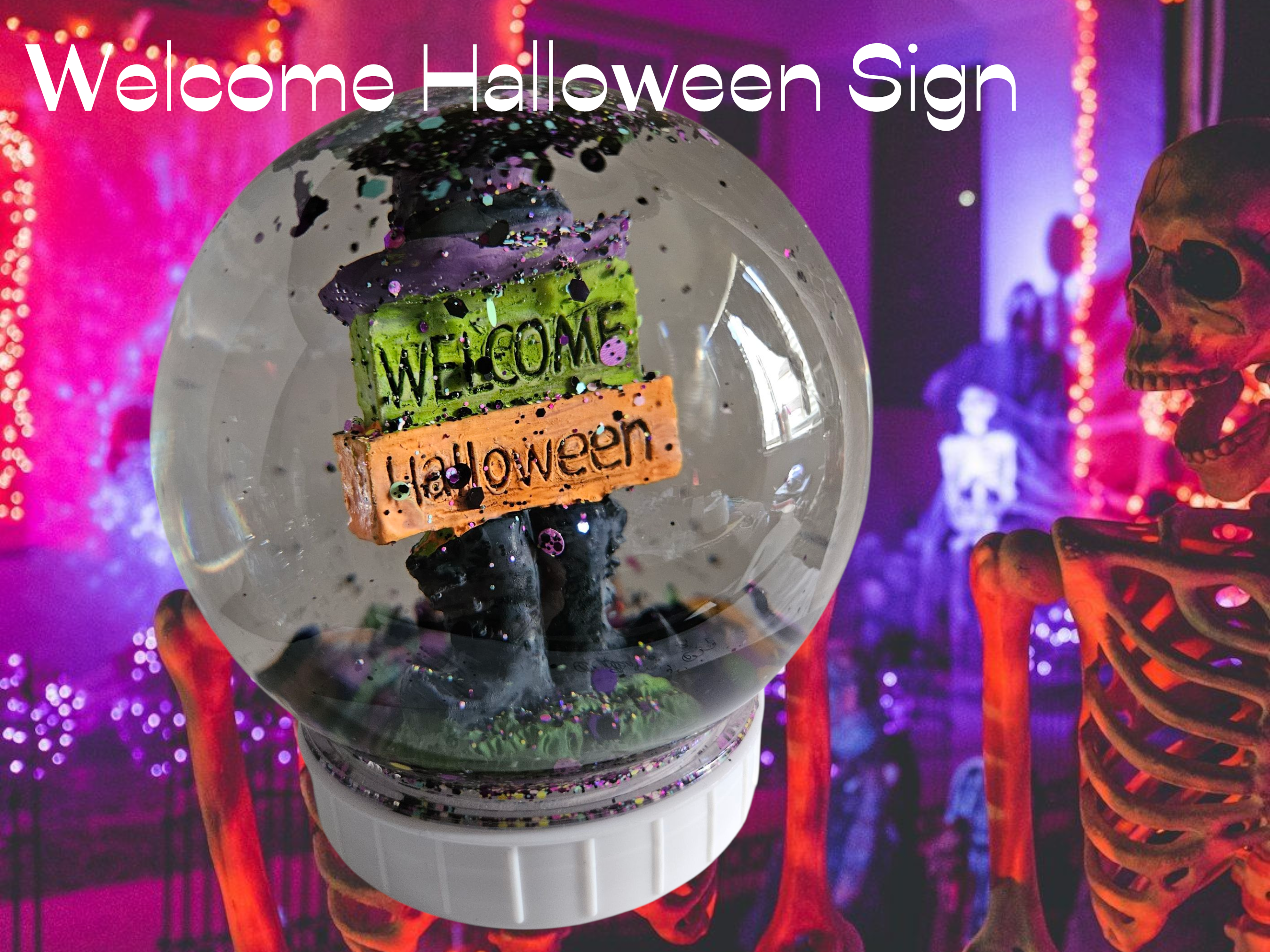 Halloween Snow Globes