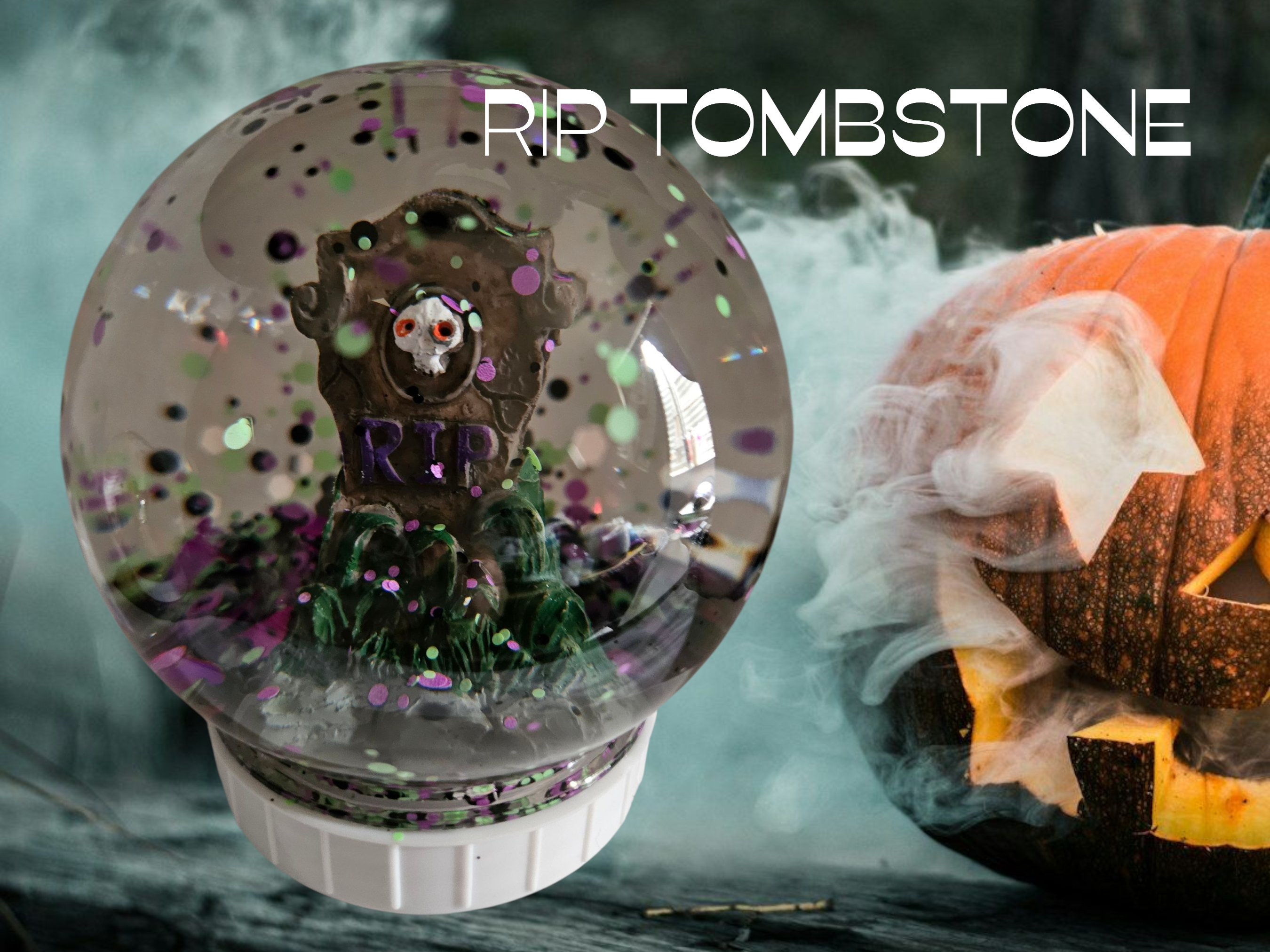 Halloween Snow Globes