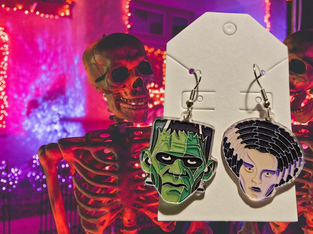 Earrings, Halloween Classic Monsters